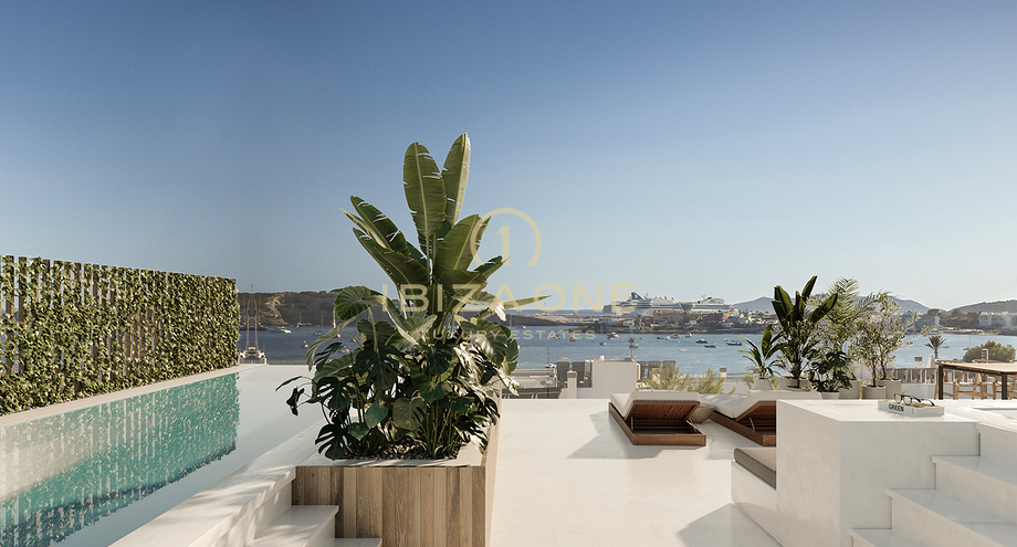Pakket lippen Ten einde raad 16 new luxury apartments with sea views overlooking Dalt Vila on Talamanca  beach for sale - Jesus - Ibiza One Luxury real estate agency, Villas,  House, Finca, Apartment, Loft, to buy rent